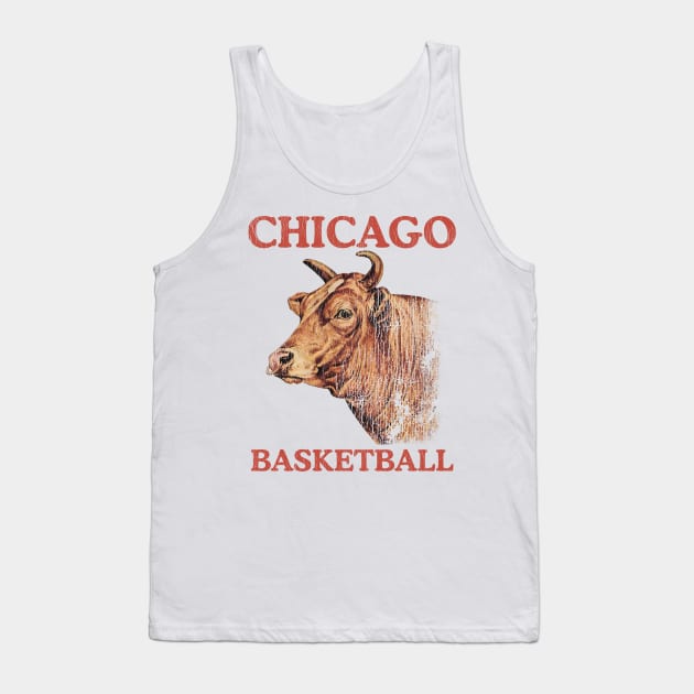 Chicago Vintage Truck Stop Tee Tank Top by darklordpug